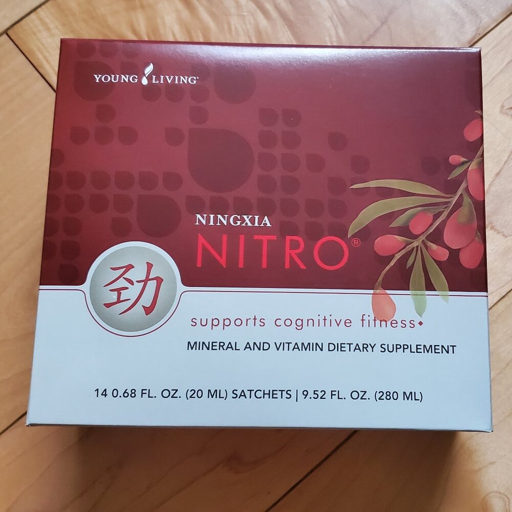 Young Living Ningxia Nitro 20 ML Satchets New